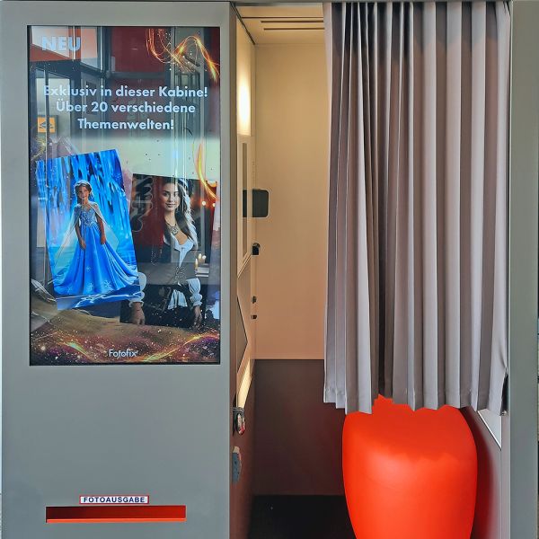 Der neue Fotofix mit KI im ElbeCenter Meißen