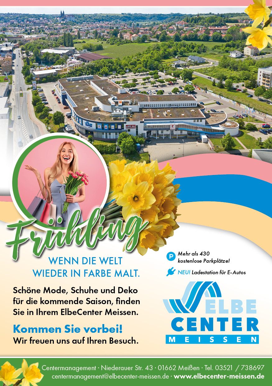 Frühling im ElbeCenter Meißen